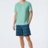 Schiesser Shirt Short-sleeved V-neck Mineral - Mix & Relax
