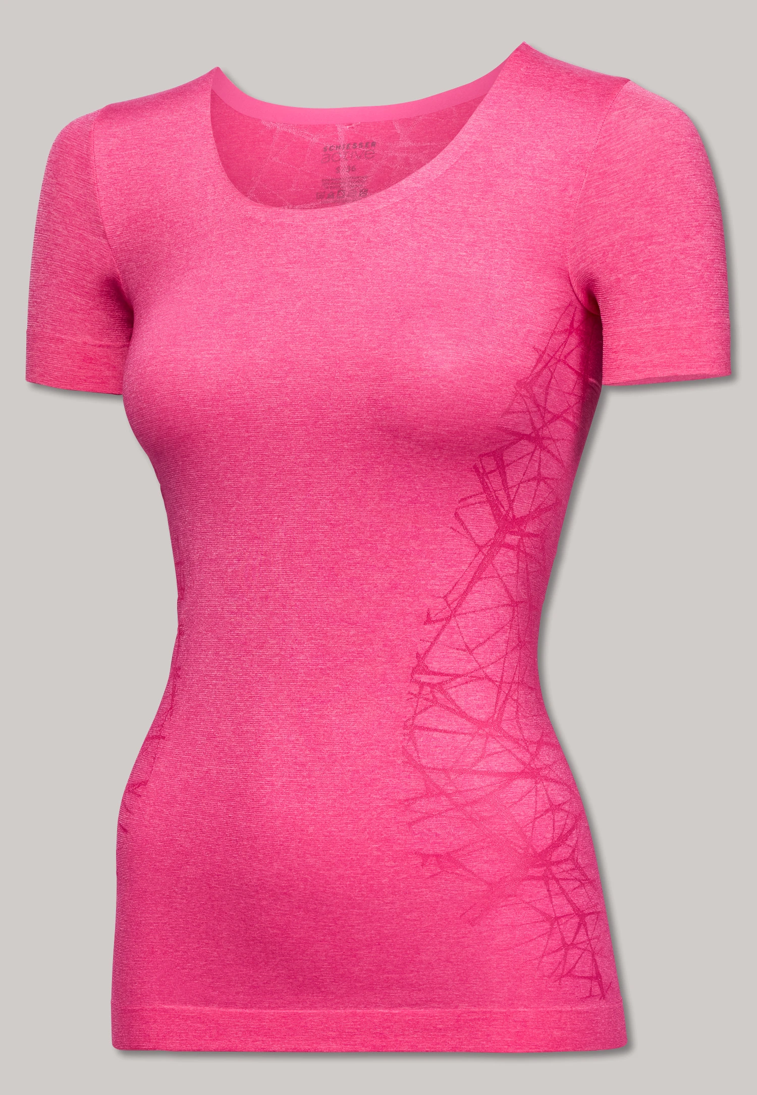 Schiesser Short-sleeved Ultra Lightweight Shirt Heather Pink - Active Mesh Light 5 Schiesser Short-sleeved Ultra Lightweight Shirt Heather Pink - Active Mesh Light - Image 5