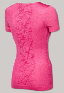 Schiesser Short-sleeved Ultra Lightweight Shirt Heather Pink - Active Mesh Light