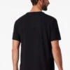 Schiesser Shirt Short-sleeved V-neck Black - Mix & Relax