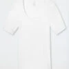 Schiesser White Short-sleeved Shirt - Luxury