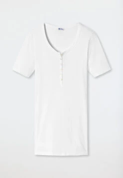 Schiesser Shirt Short Sleeve White - Revival Berta
