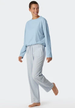 Schiesser Shirt Long-sleeved Air - Mix & Relax -Uni Style Shop shirt langarm air mix relax 179273 802 front