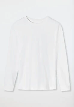 Schiesser Shirt Long-sleeved White - Art Edition By Noah Becker -Uni Style Shop shirt langarm art edition weiss noah becker 177233 100 detail1