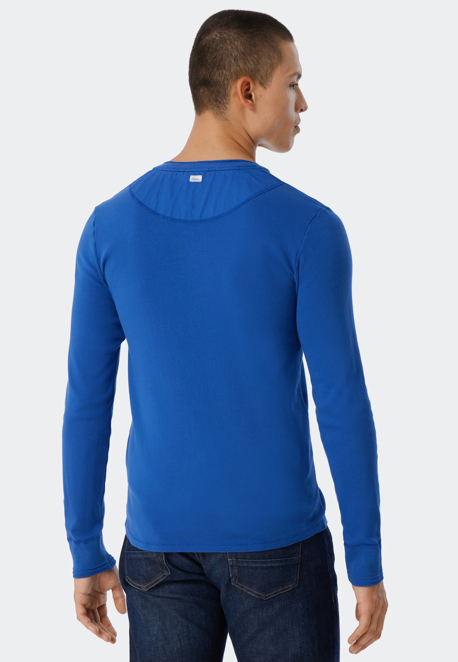 Schiesser Shirt Long-sleeved Atlantic Blue - Revival Karl-Heinz 3 Schiesser Shirt Long-sleeved Atlantic Blue - Revival Karl-Heinz - Image 3