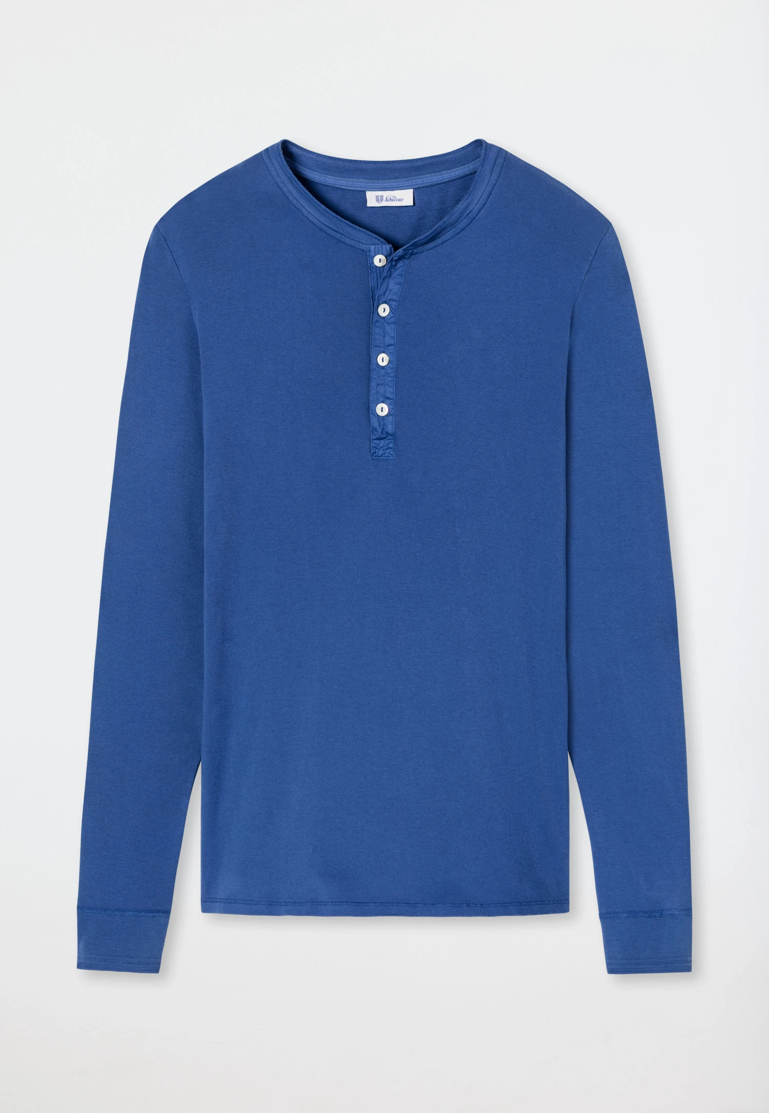 Schiesser Shirt Long-sleeved Atlantic Blue - Revival Karl-Heinz 5 Schiesser Shirt Long-sleeved Atlantic Blue - Revival Karl-Heinz - Image 5