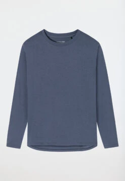 Schiesser Shirt Long-sleeved Blue - Mix & Relax