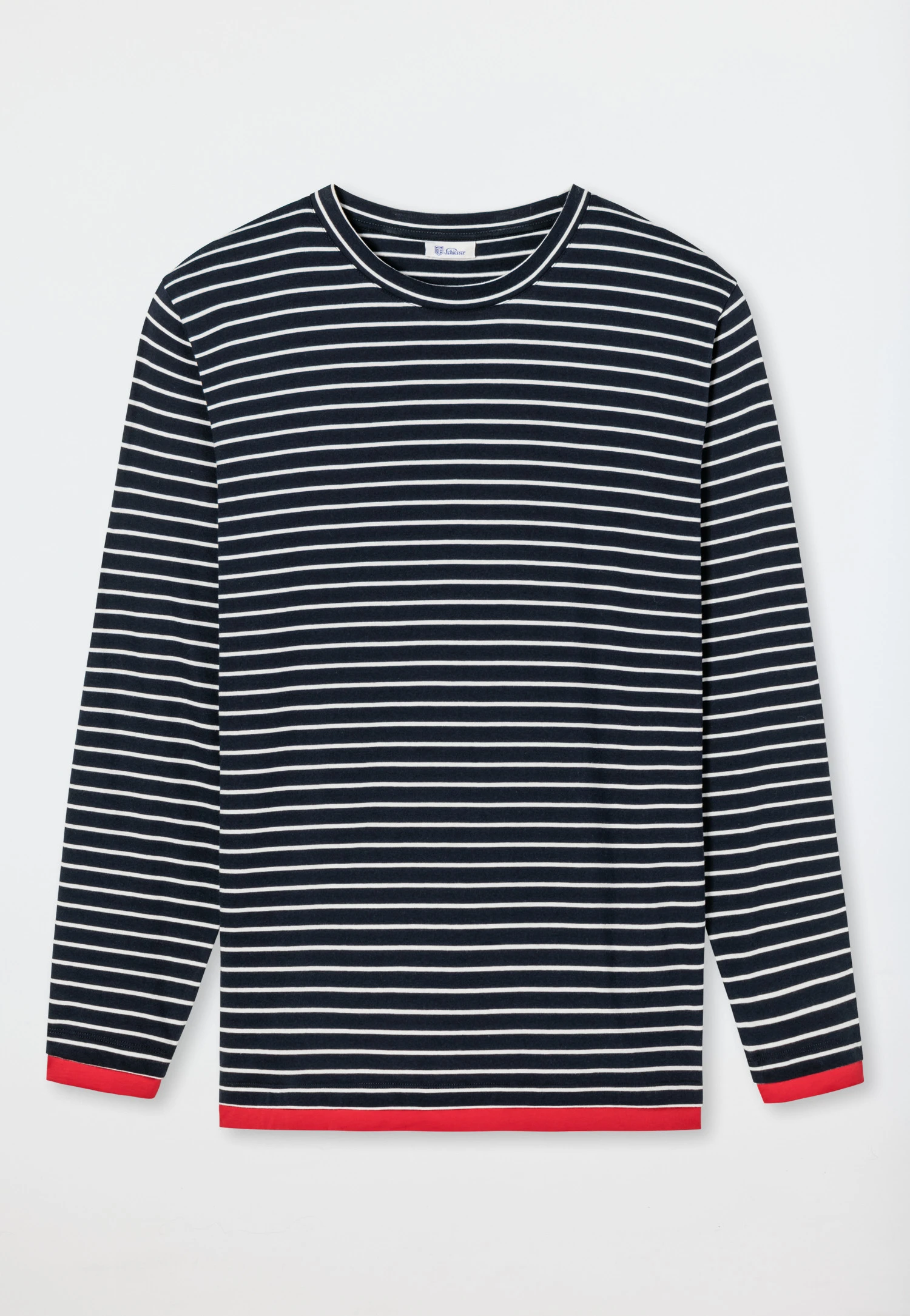 Schiesser Shirt Long-sleeve Dark Blue - Revival Hannes 2 Schiesser Shirt Long-sleeve Dark Blue - Revival Hannes - Image 2