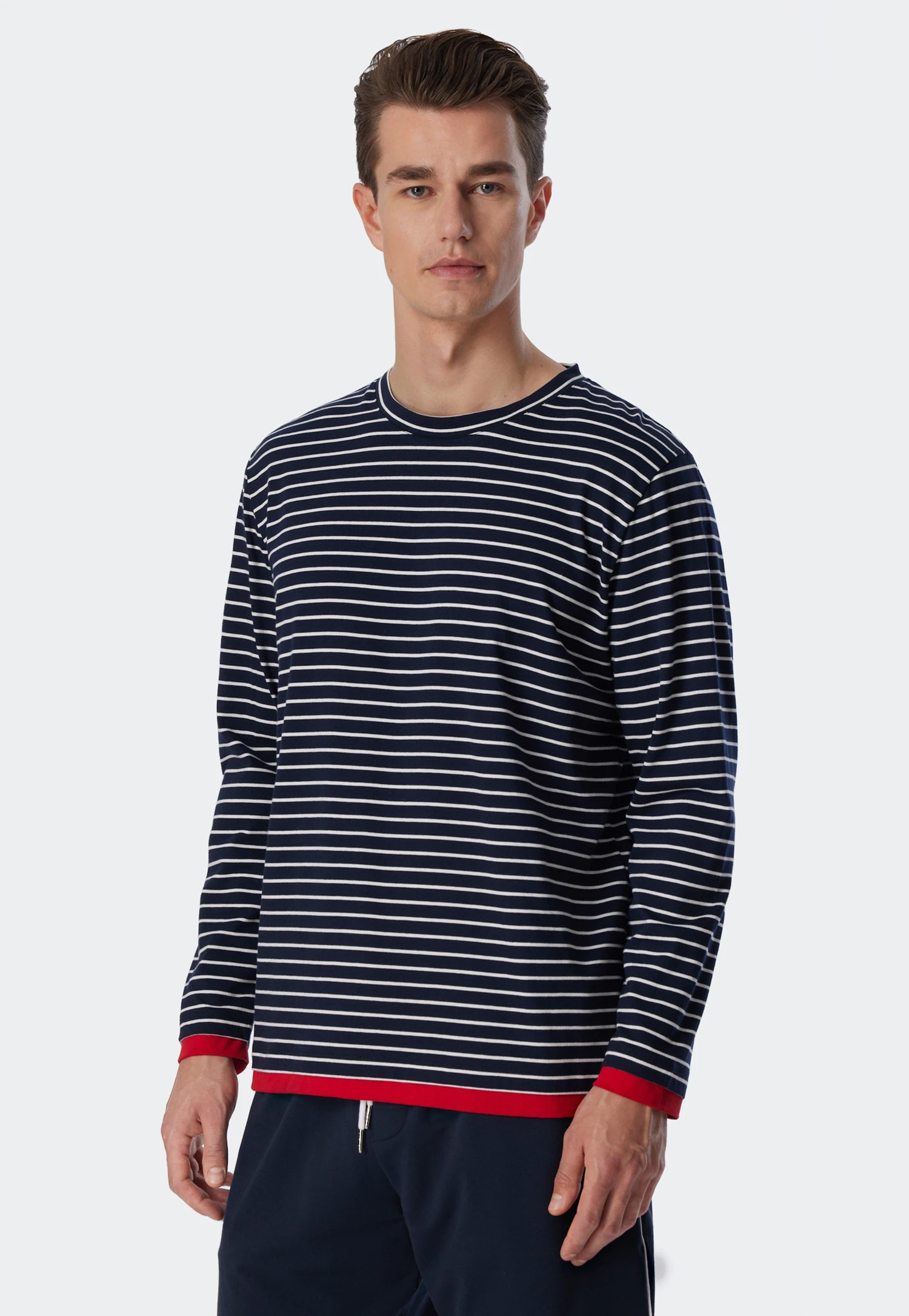 Schiesser Shirt Long-sleeve Dark Blue - Revival Hannes 4 Schiesser Shirt Long-sleeve Dark Blue - Revival Hannes - Image 4