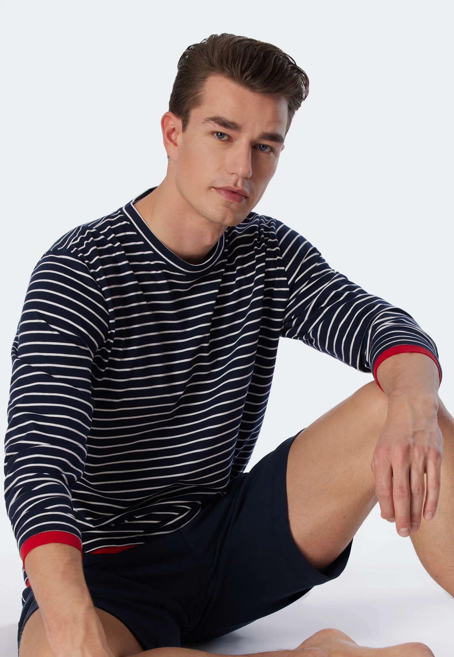 Schiesser Shirt Long-sleeve Dark Blue - Revival Hannes 3 Schiesser Shirt Long-sleeve Dark Blue - Revival Hannes - Image 3