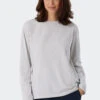 Schiesser Long-sleeved Shirt Heather Gray - Mix & Relax