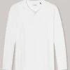 Schiesser Shirt Long-sleeved Jersey Button Placket White - Mix + Relax