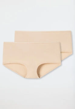 Schiesser Boyshorts 2-pack Organic Cotton Sand - 95/5