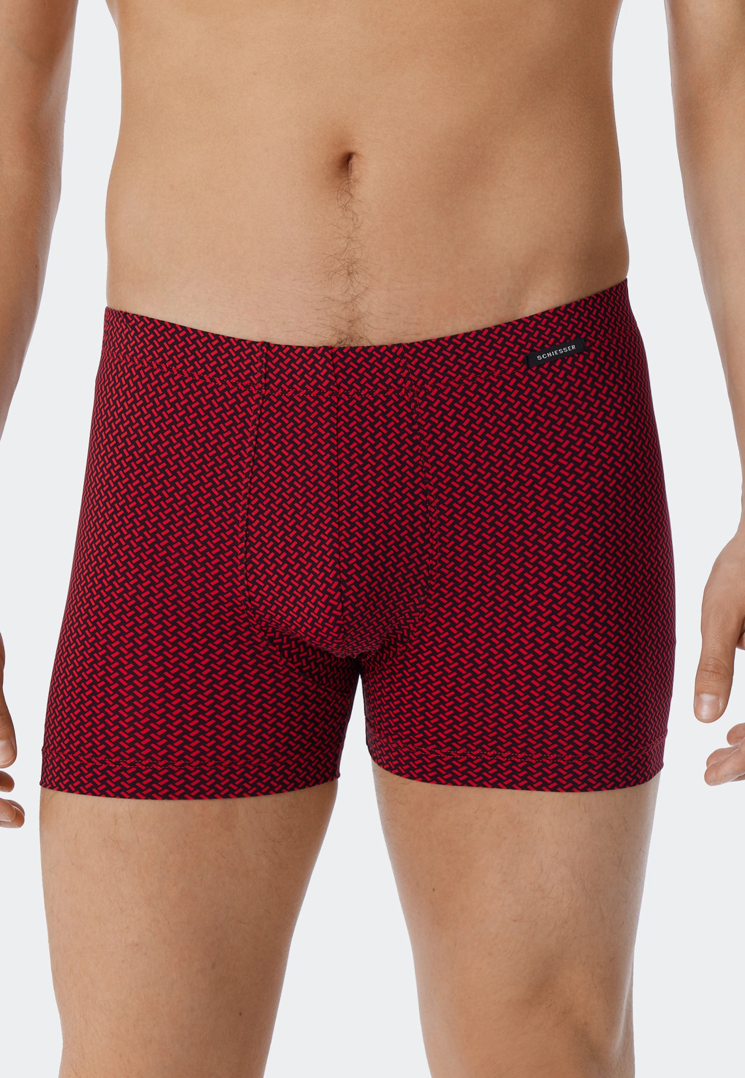 Schiesser Boxer Briefs 2-pack Tactel® Solid Patterned Dark Blue/red - Selected! Premium Inspiration 4 Schiesser Boxer Briefs 2-pack Tactel® Solid Patterned Dark Blue/red - Selected! Premium Inspiration - Image 4