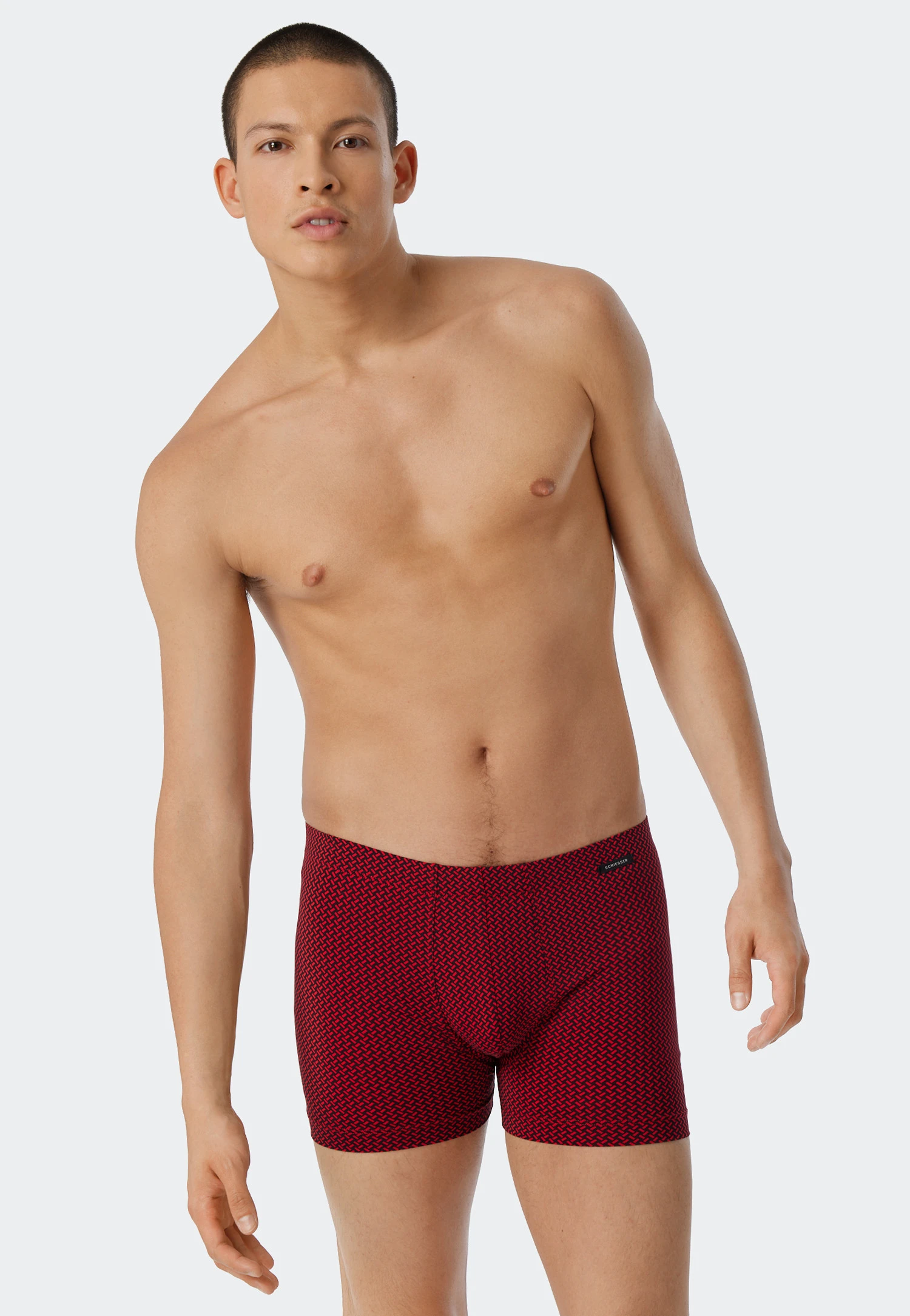 Schiesser Boxer Briefs 2-pack Tactel® Solid Patterned Dark Blue/red - Selected! Premium Inspiration 2 Schiesser Boxer Briefs 2-pack Tactel® Solid Patterned Dark Blue/red - Selected! Premium Inspiration - Image 2