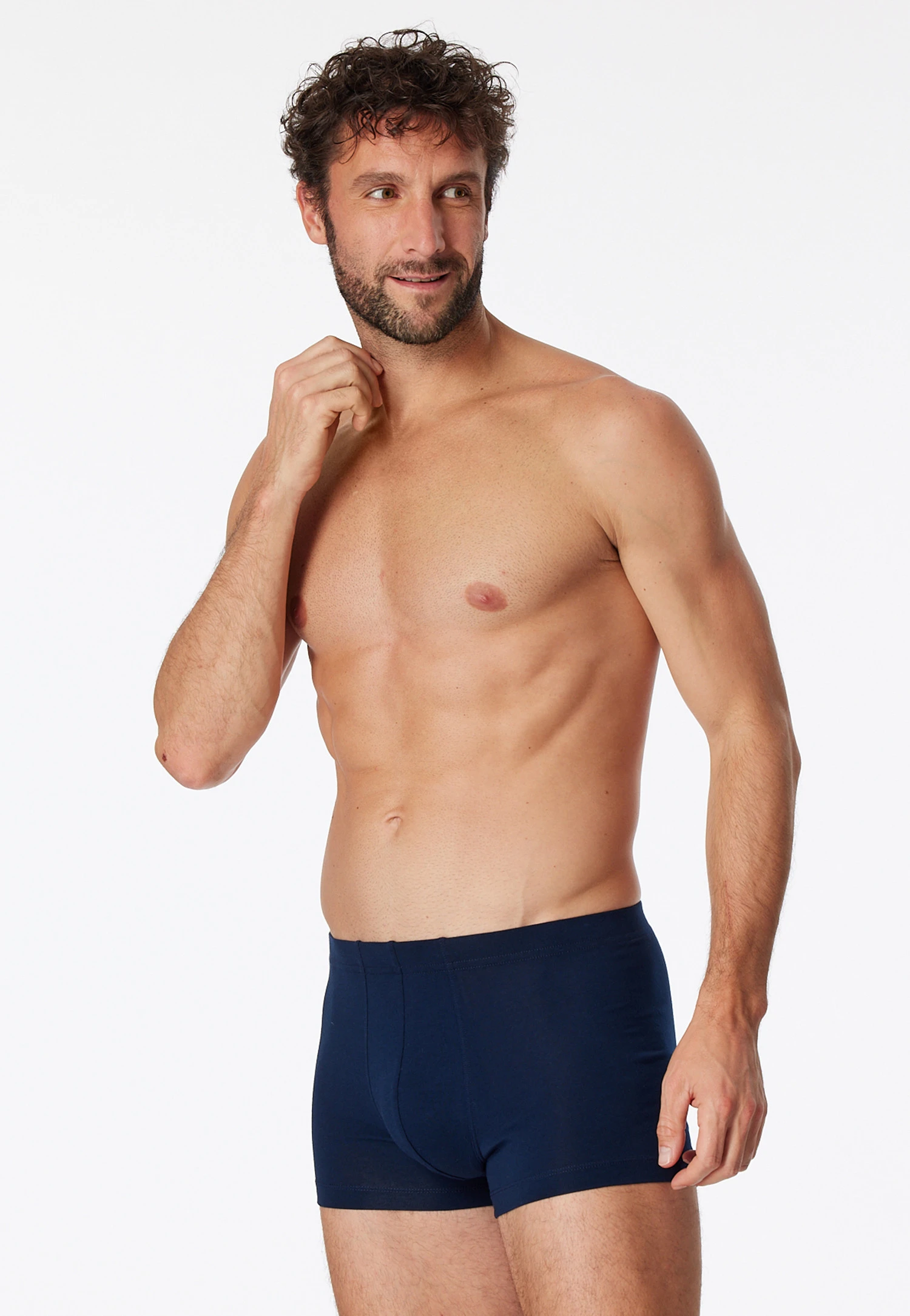 Schiesser Shorts 3-pack Organic Cotton Dark Blue - 95/5 1 Schiesser Shorts 3-pack Organic Cotton Dark Blue - 95/5