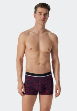 Schiesser Boxer Briefs 3-pack Organic Cotton Black Patterned Multicolor - 95/5