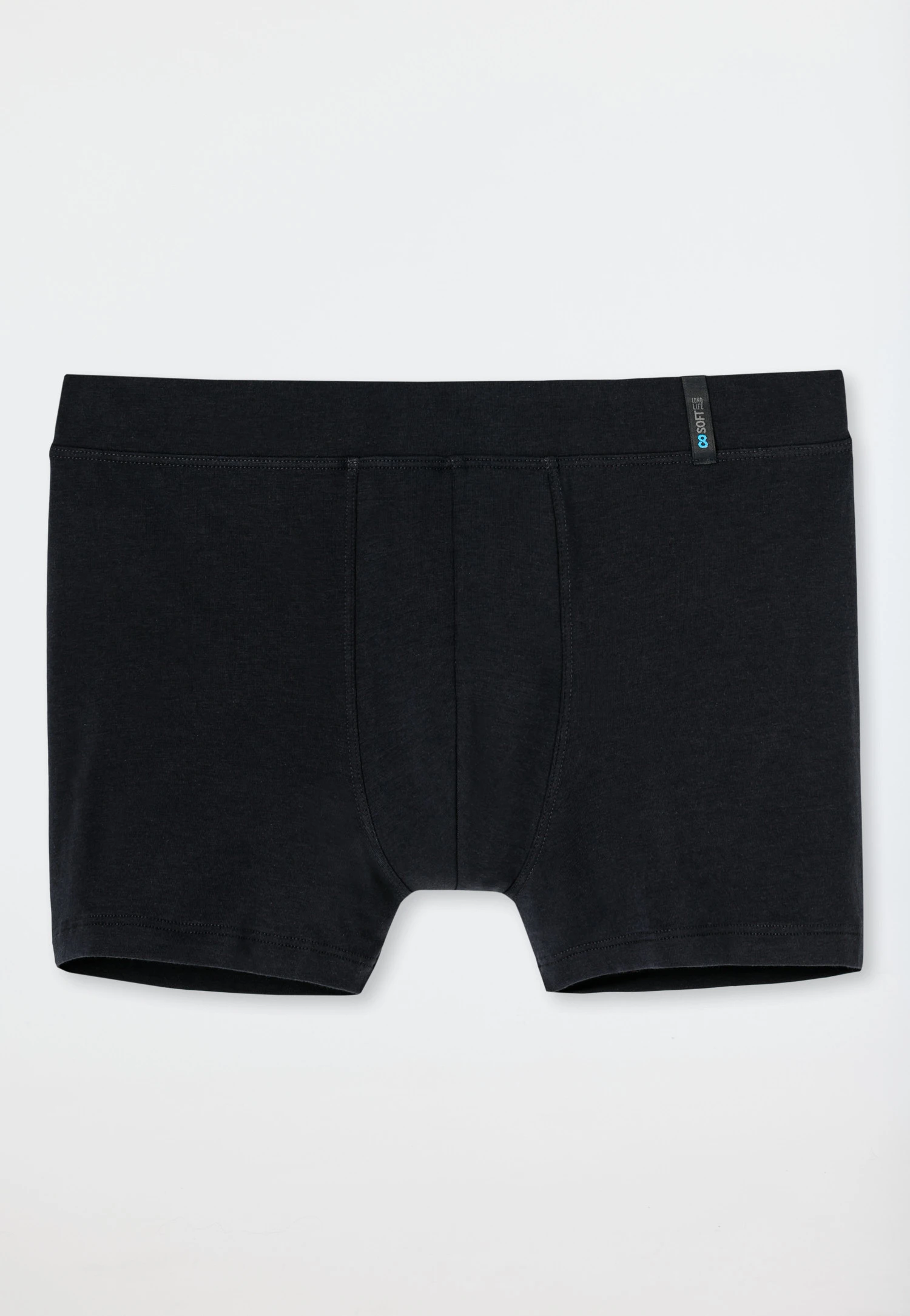 Schiesser Blue-black Shorts - "Long Life Soft" 1 Schiesser Blue-black Shorts - "Long Life Soft"