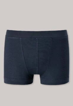 Schiesser Boxer Briefs Double Rib Organic Cotton Dark Blue - Retro Rib 7 Schiesser Boxer Briefs Double Rib Organic Cotton Dark Blue - Retro Rib -Uni Style Shop shorts doppelripp organic cotton dunkelblau retro rib 174016 803 detail1