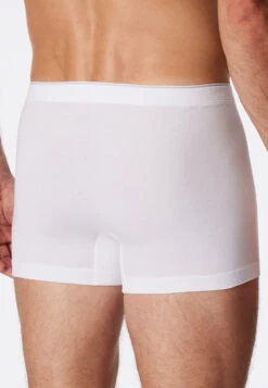 Schiesser Boxer Briefs Organic Cotton White - 95/5 -Uni Style Shop shorts organic cotton weiss 95 5 174004 100 back