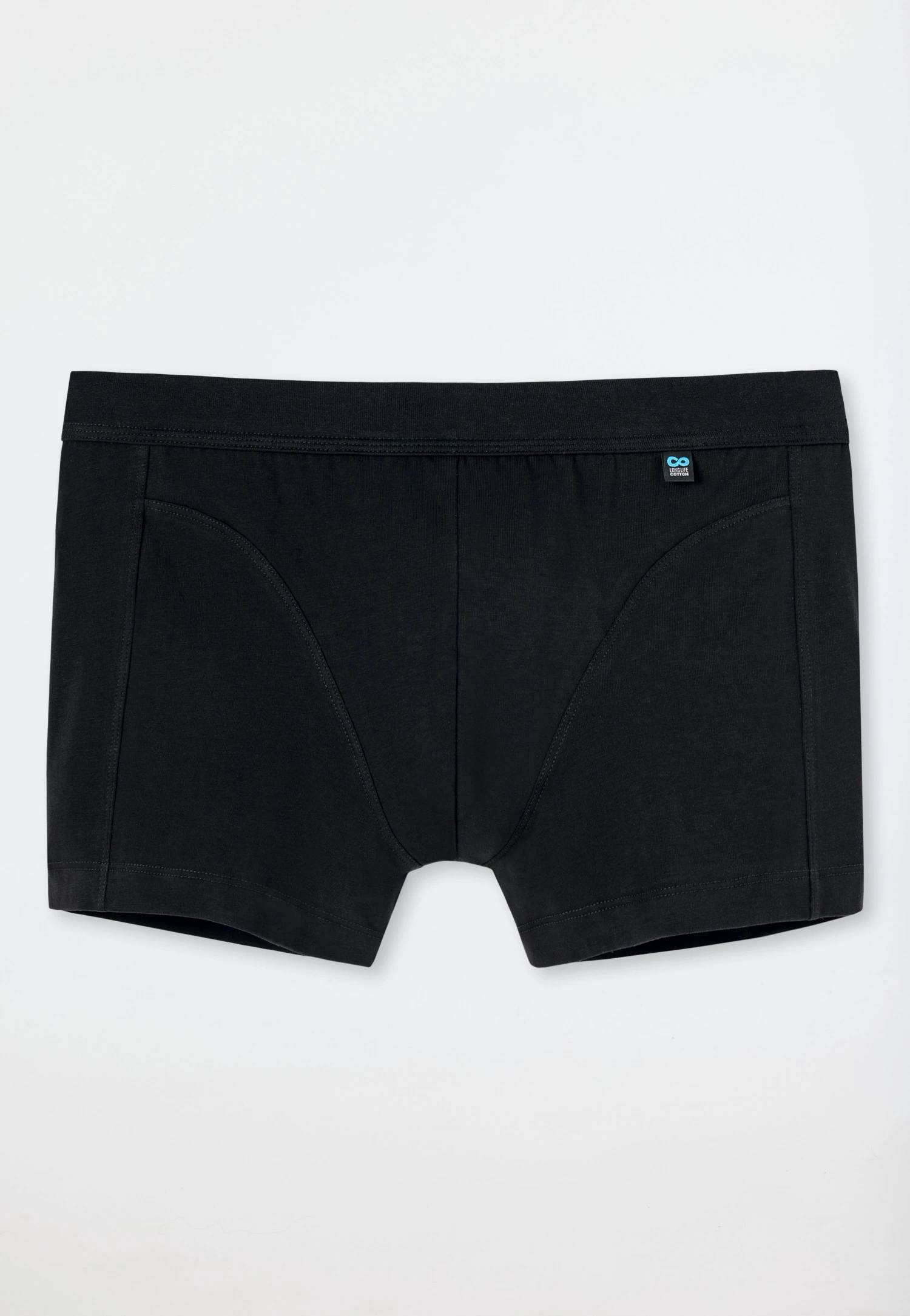 Schiesser Black Shorts - Long Life Cotton 2 Schiesser Black Shorts - Long Life Cotton - Image 2