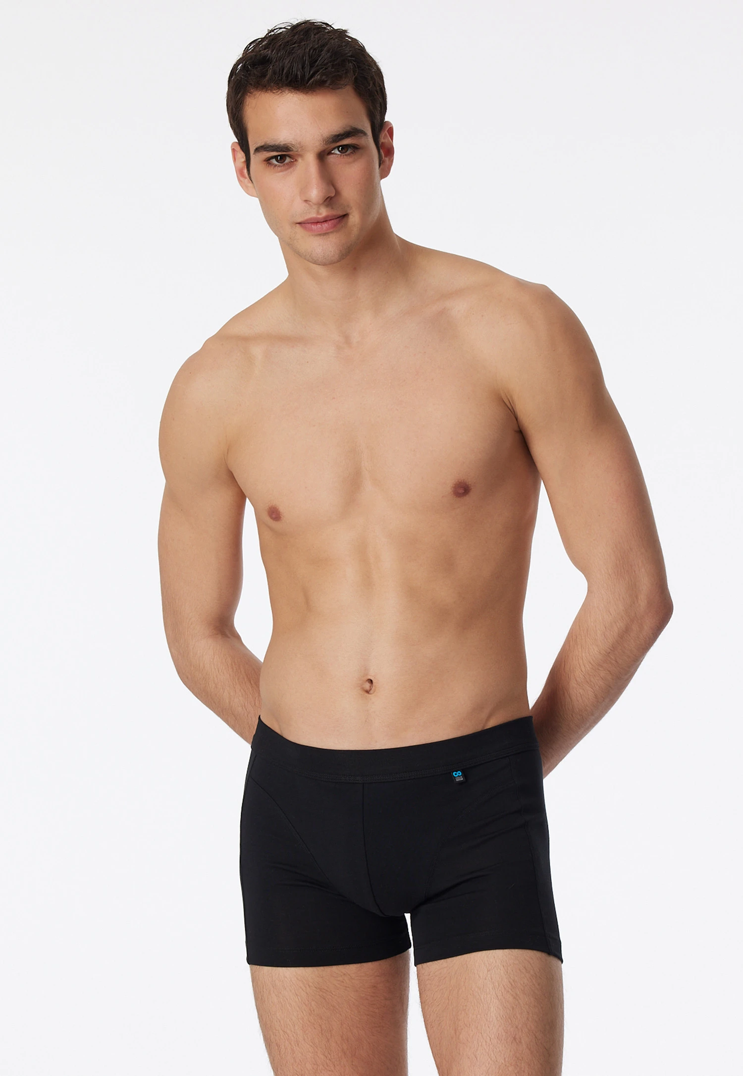 Schiesser Black Shorts - Long Life Cotton 3 Schiesser Black Shorts - Long Life Cotton - Image 3