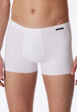 Schiesser Boxer Briefs Interlock Seamless White - Laser Cut -Uni Style Shop shortsinterlockseamlessweisslasercut 173253 100 detail2