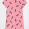 Schiesser Sleep Shirt Short-sleeved Organic Cotton Pineapple Pink - Ocean Flow