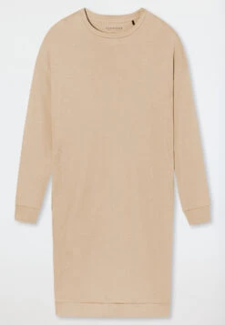 Schiesser Sleep Shirt Long-sleeved Modal Oversized Cuffs Sand - Modern Nightwear 6 Schiesser Sleep Shirt Long-sleeved Modal Oversized Cuffs Sand - Modern Nightwear -Uni Style Shop sleepshirt langarm modal oversized buendchen sand modern nightwear 177685 410 detail1