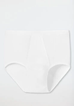 Schiesser White Briefs With Fly Double Rib - Original Classics -Uni Style Shop slip mit eingriff doppelripp weiss original classics 005046 100 detail1