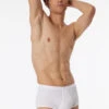 Schiesser White Briefs With Fly Double Rib - Original Classics