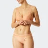 Schiesser Panty Lace Peach - Feminine Lace