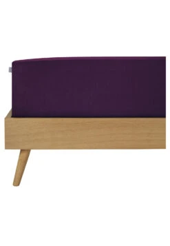 Fitted Sheet Jersey Aubergine - SCHIESSER Home
