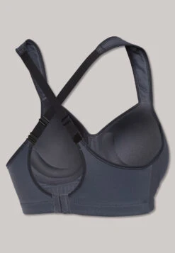 Schiesser Sports Bra Soft Cup Wireless Medium Support Anthracite - Active