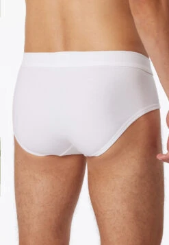 Schiesser Sport Briefs With Fly White - Long Life Cotton -Uni Style Shop sportslip mit eingriff weiss long life cotton 172470 100 back