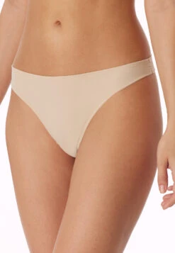 Schiesser String Microfiber Lace Sand - Invisible Lace -Uni Style Shop string microfaser spitze sand invisible lace 161918 410 detail2