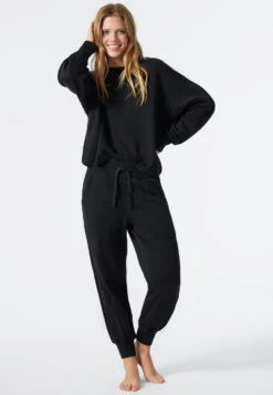 Schiesser Sweater Long-sleeve Black - Revival Lena