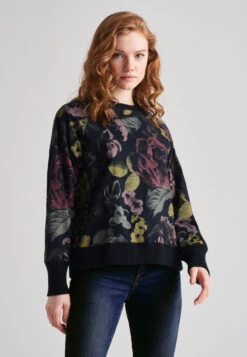 Schiesser Sweater Long-sleeved Black - Revival Thea -Uni Style Shop sweater langarm schwarz revival thea 175908 000 detail2