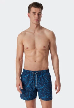 Schiesser Swim Shorts Aquarium Pattern - Wave Nature