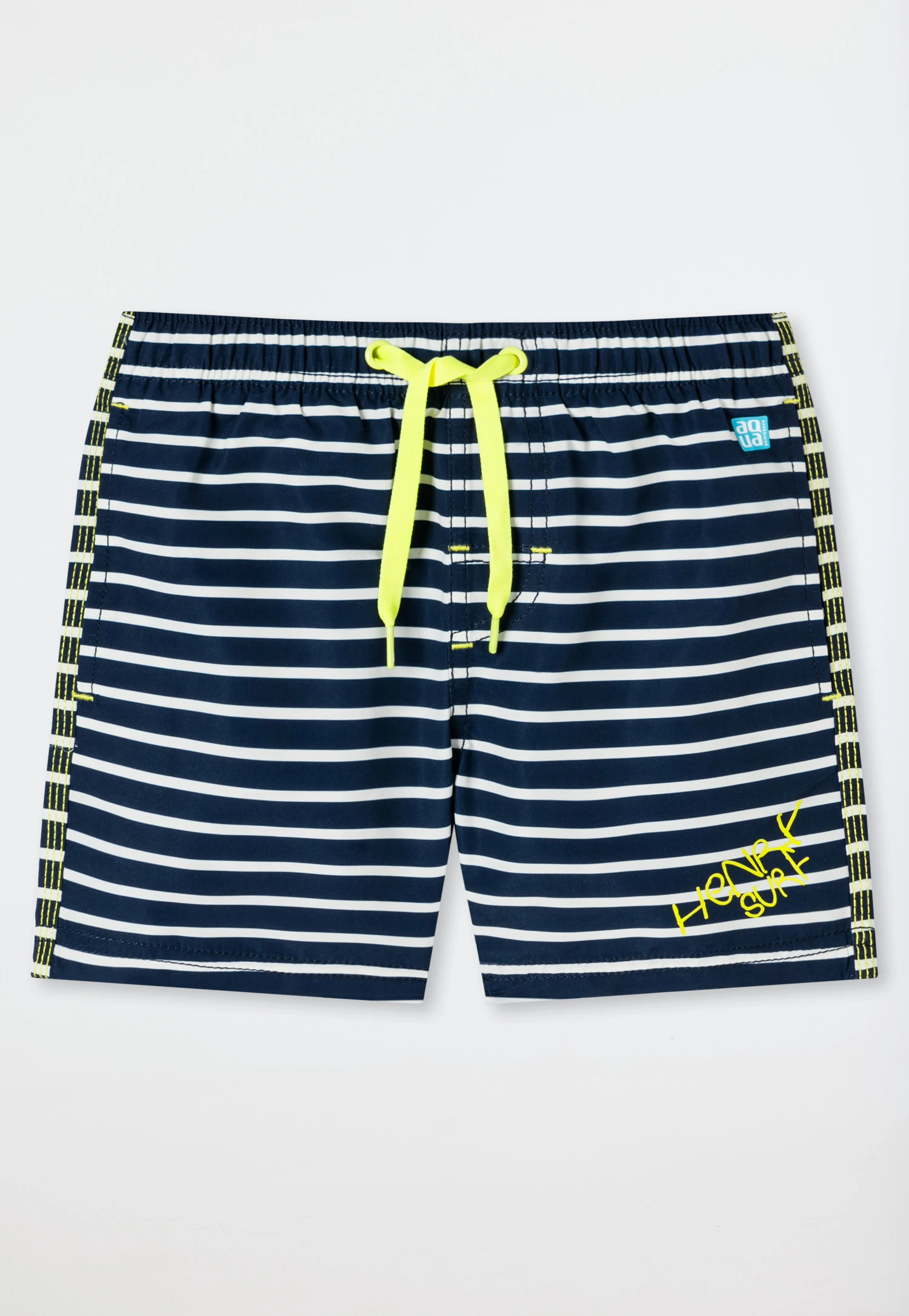 Schiesser Swim Shorts Woven Fabric Recycled SPF40+ Stripes Dark Blue Patterned - Rat Henry 1 Schiesser Swim Shorts Woven Fabric Recycled SPF40+ Stripes Dark Blue Patterned - Rat Henry
