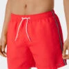 Schiesser Swim Shorts Woven Fabric Red - Aquarium