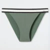 Schiesser Tai Bikini Bottom Lined Elastic Waistband Khaki - California Dream