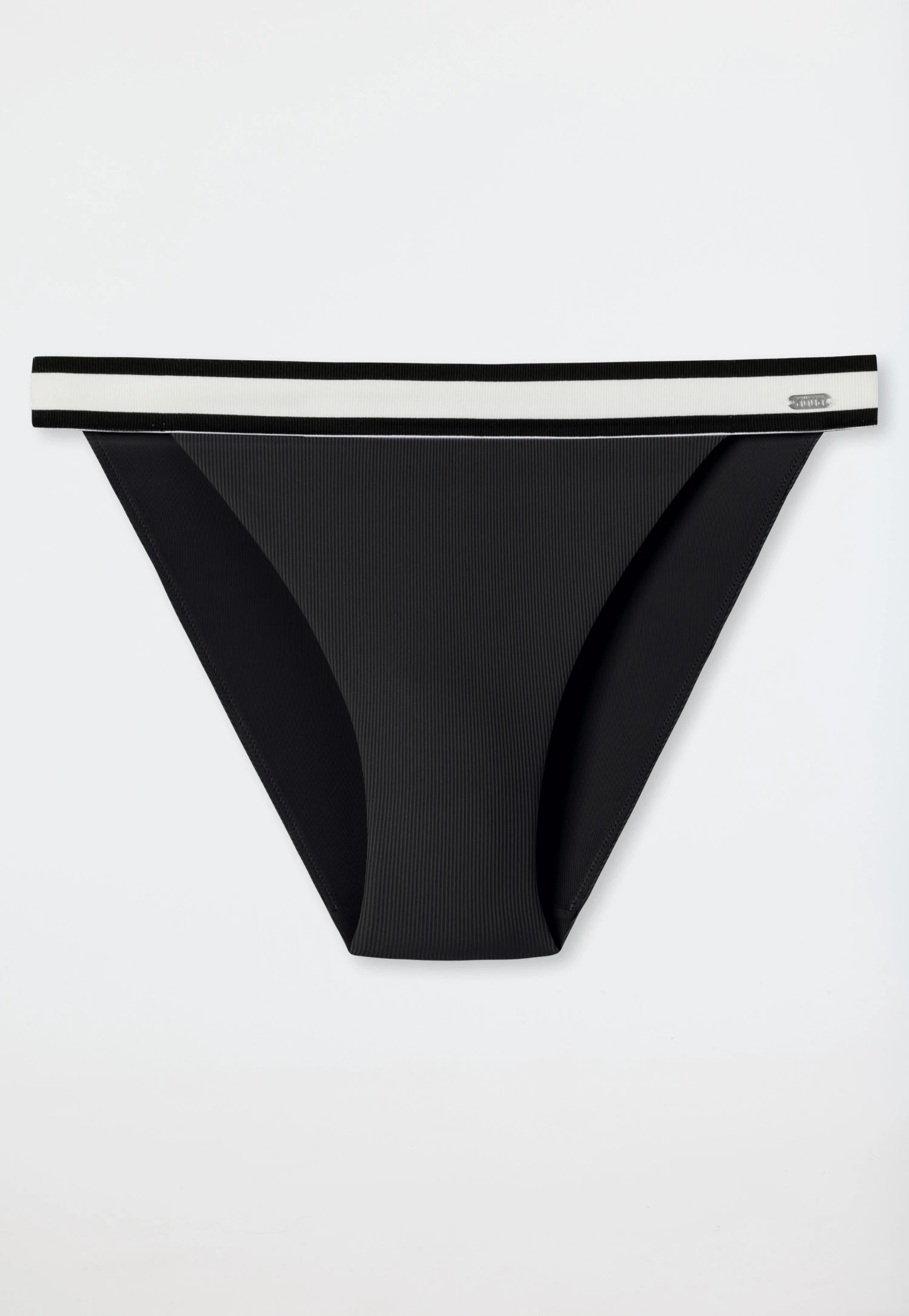 Schiesser Tai Bikini Bottoms Lined Elastic Waistband Black - California Dream 4 Schiesser Tai Bikini Bottoms Lined Elastic Waistband Black - California Dream - Image 4