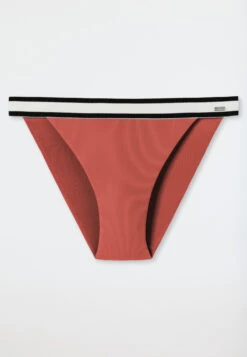 Schiesser Tai Bikini Bottoms Lined Stretchy Waistband Whiskey - California Dream -Uni Style Shop tai bikinislip gefuettert elastikbund whisky california dream 177055 604 detail1