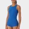 Schiesser Tank Top Atlantic Blue - Revival Greta
