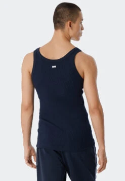 Schiesser Tank Top Dark Blue - Revival Friedrich