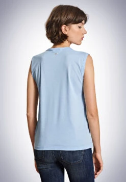 Schiesser Tank Top Light Blue - Revival Carla
