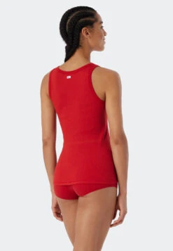 Schiesser Tank Top Red - Revival Greta -Uni Style Shop tank top rot revival greta 1 177127 500 back