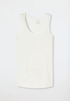 Schiesser Ecru Tank Top - Personal Fit -Uni Style Shop tanktopnaturweisspersonalfit 147197 412 detail1