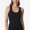 Schiesser Black Tank Top - Personal Fit